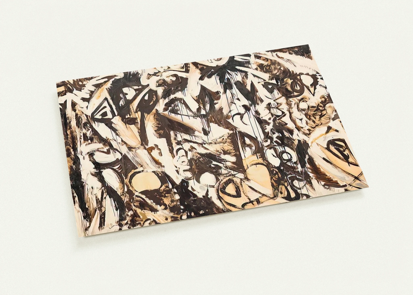 Cool White By Lee Krasner Pack of 10 Post Cards | Lee Krasner Post Cards | A6 (10.5 x 14.8 cm) - 4.1 x 5.8 inches