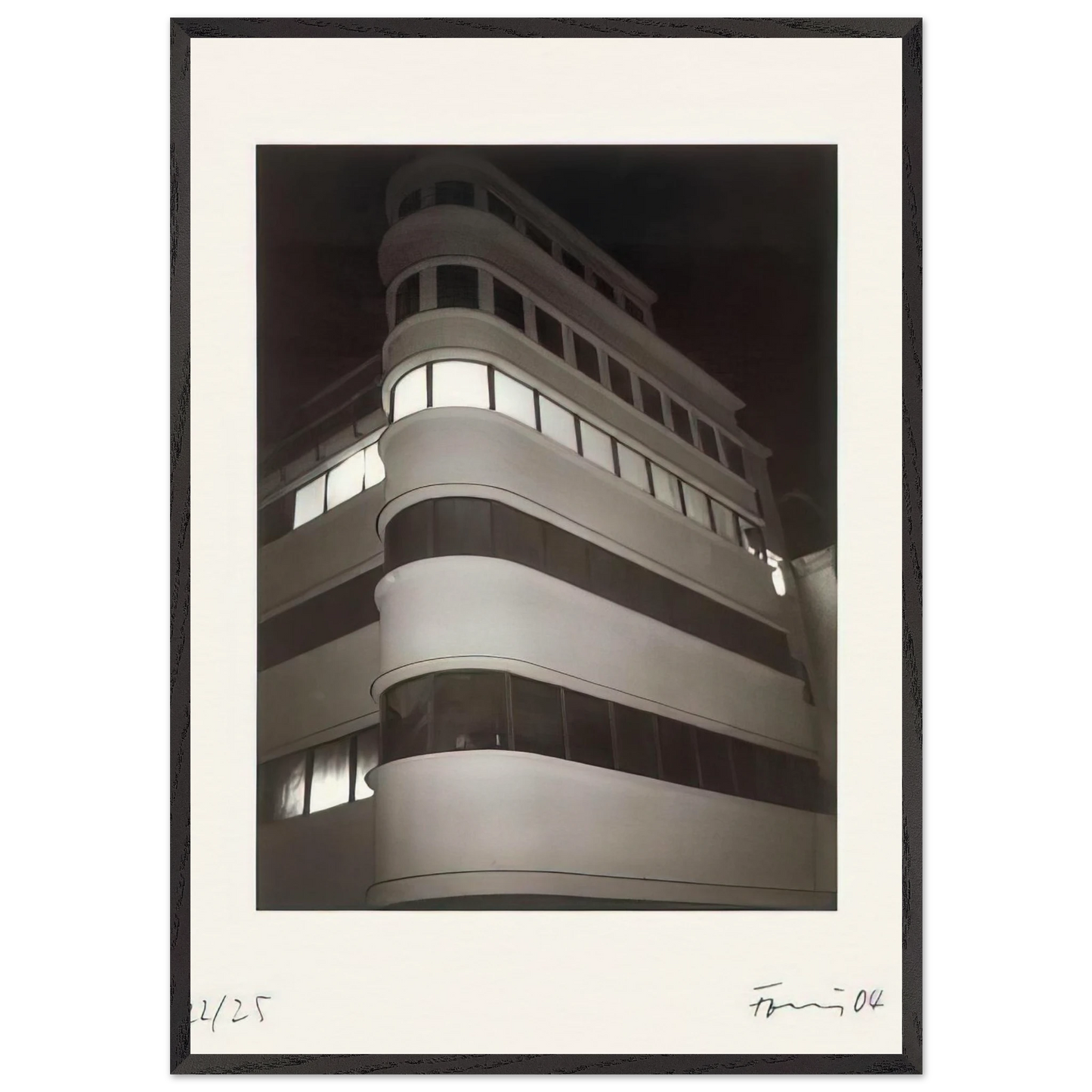 Untitled - 2004 N1 - Gunther Forg 70x100 cm / 28x40 inches Framed Art Print – Black Wooden Frame