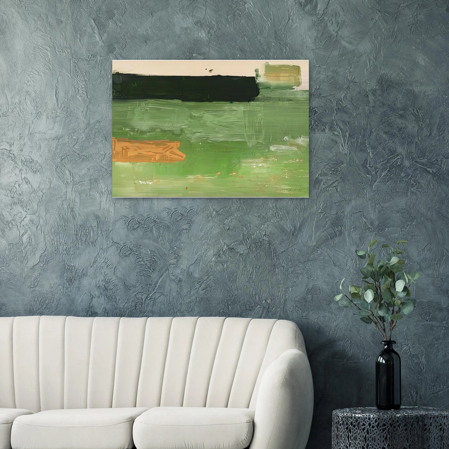 Mediterranean, 1981- - Helen Frankenthaler Brushed Aluminum Print - 70x100 cm / 28x40 inches | Helen Frankenthaler Aluminum Print | Helen Frankenthaler Prints
