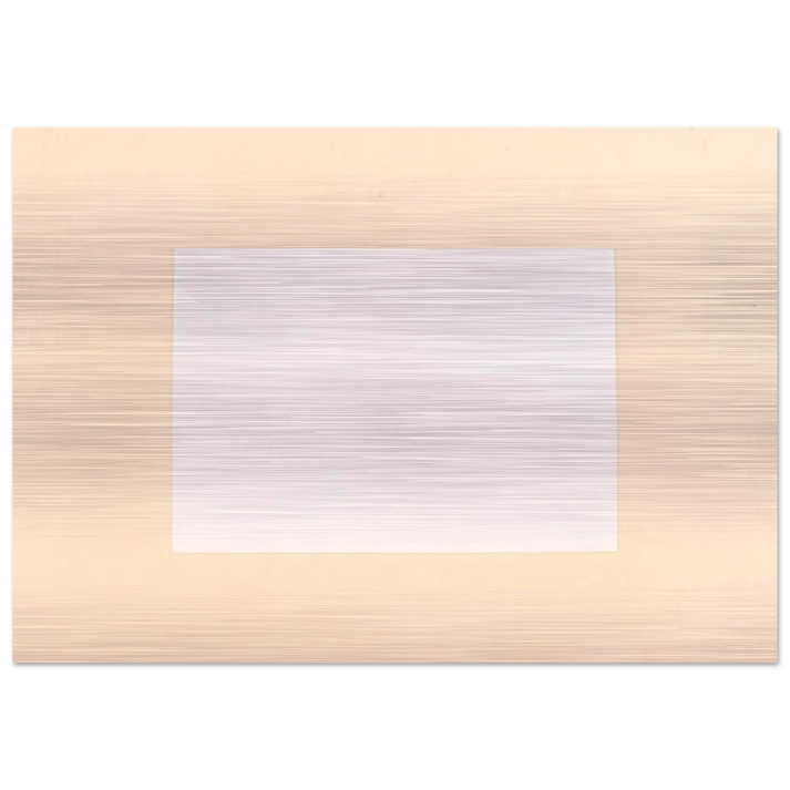 Untitled From Six Aquatints - Robert Ryman Brushed Aluminum Print - 70x100 cm / 28x40 inches | Robert Ryman Aluminum Print | Robert Ryman Prints