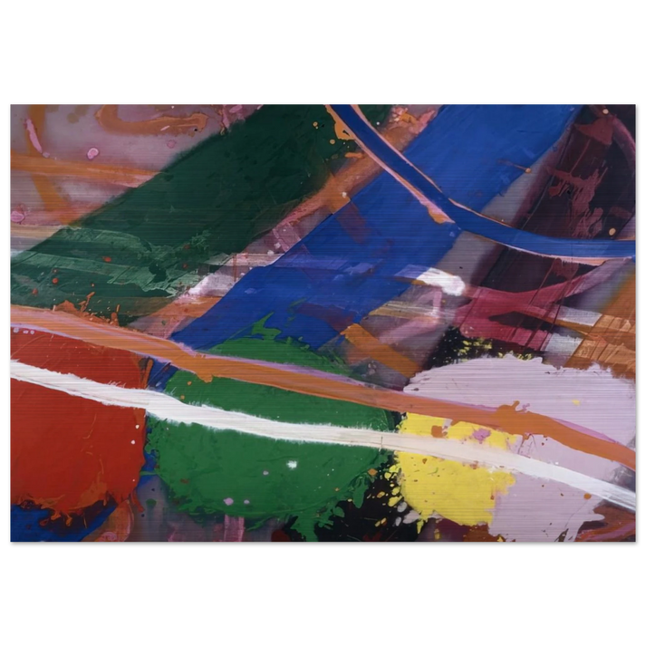 Festival - 1983 - Albert Irvin Brushed Aluminum Print - 70x100 cm / 28x40 inches | Albert Irvin Aluminum Print | Albert Irvin Prints