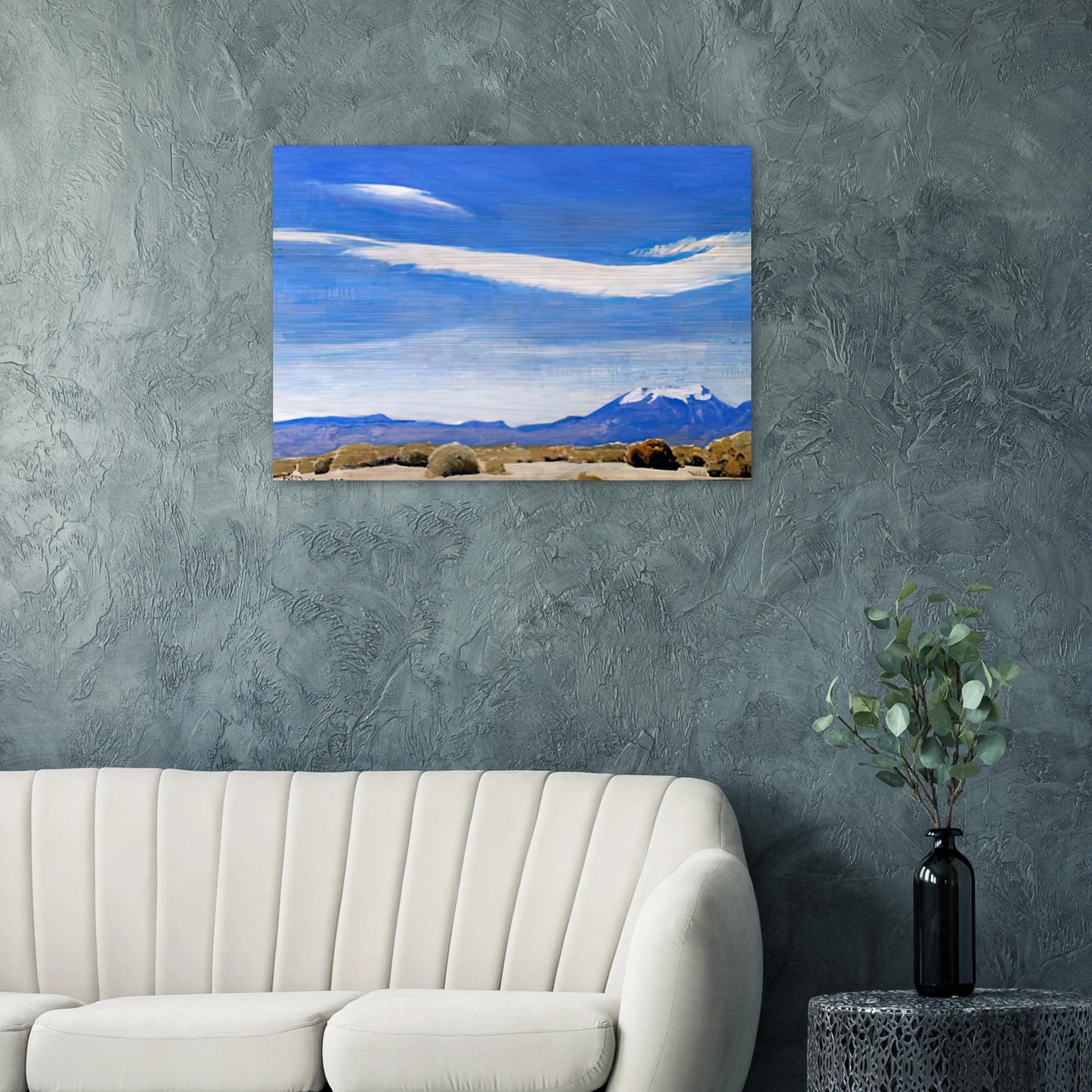 THE CLOUD COACHELLA VALLEY CALIFORNIA 1940 - Maynard Dixon Brushed Aluminum Print - 70x100 cm / 28x40 inches | Maynard Dixon Aluminum Print | Maynard Dixon Prints