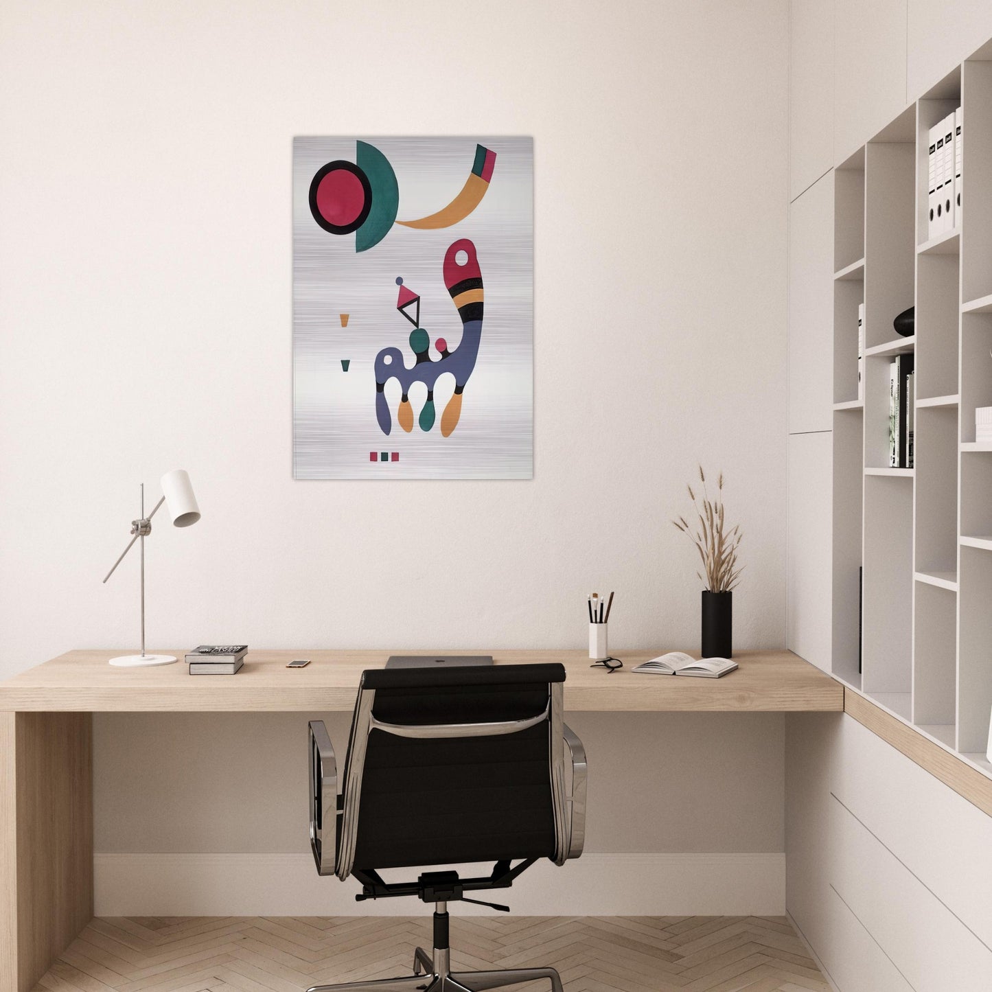 COMPOSITION 1944 - Wassily Kandinsky Brushed Aluminum Print - 70x100 cm / 28x40 inches | Wassily Kandinsky Aluminum Print | Wassily Kandinsky Prints