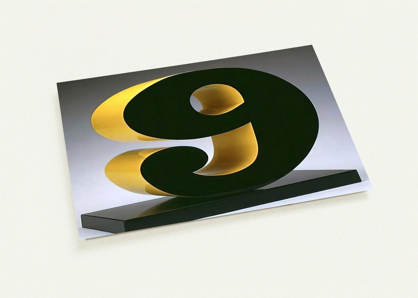 Nine By Robert Indiana Pack of 10 Post Cards | Robert Indiana Post Cards | A6 (10.5 x 14.8 cm) - 4.1 x 5.8 inches