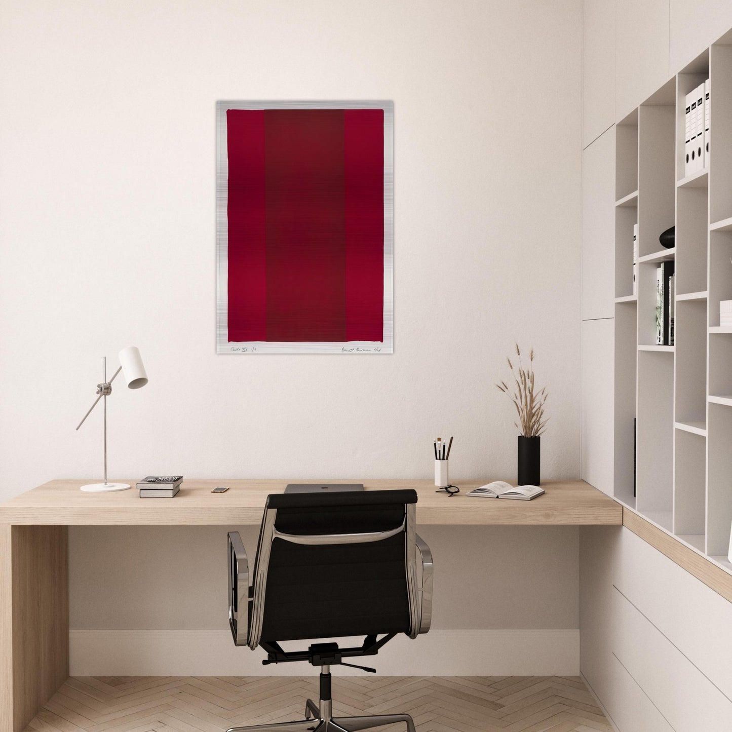 Canto XIV - Barnett Newman Brushed Aluminum Print - 70x100 cm / 28x40 inches | Barnett Newman Aluminum Print | Barnett Newman Prints