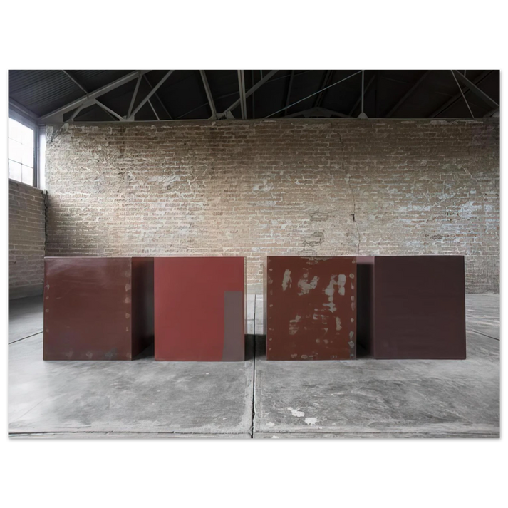 Donald Judd - Untitled Repair Tests - 1966 75x100 cm / 30x40inches Fine Art Poster