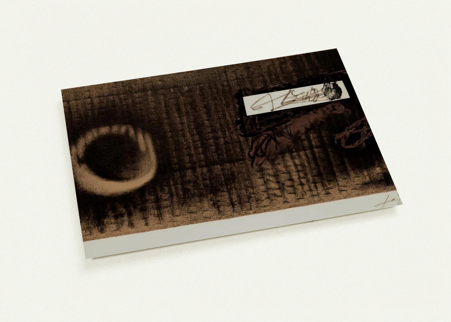 ETIQUETTE 1979 By Antoni Tapies Pack of 10 Post Cards | Antoni Tapies Post Cards | A6 (10.5 x 14.8 cm) - 4.1 x 5.8 inches