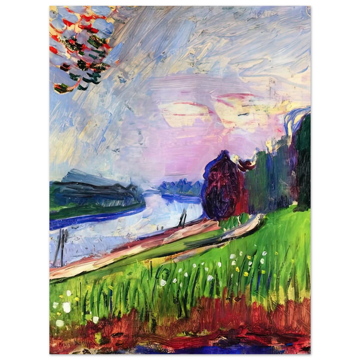 Henri Matisse - COPSE OF THE BANKS OF THE GARONNE 1900 75x100 cm / 30x40inches Fine Art Poster