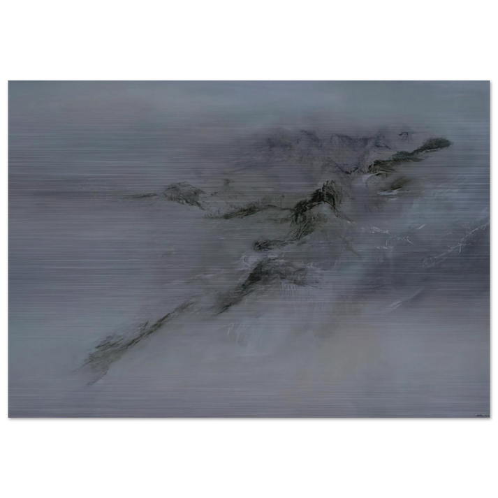 28 10 2001 2001 - Zao Wou-Ki Brushed Aluminum Print - 70x100 cm / 28x40 inches | Zao Wou-Ki Aluminum Print | Zao Wou-Ki Prints