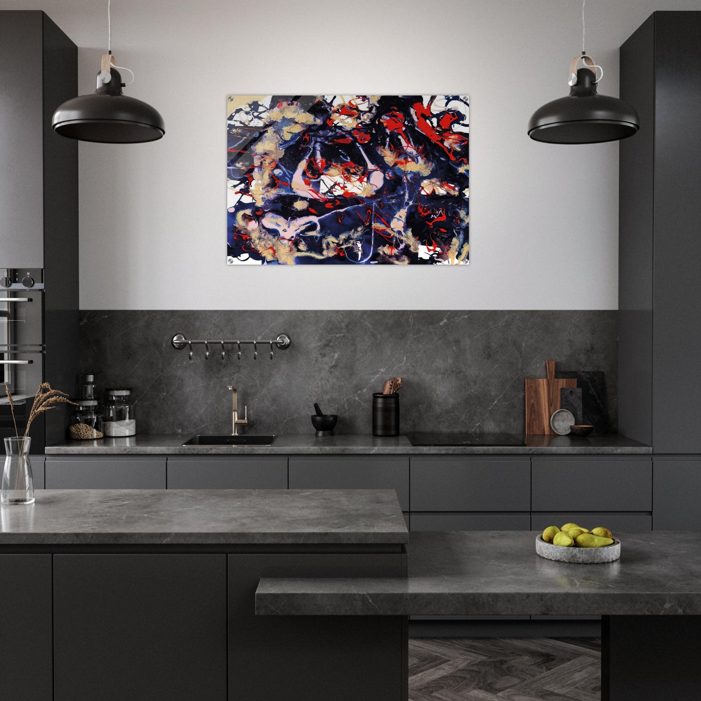 Untitled SFP94-77 SFF 1753 - Sam Francis Acrylic Print - 70x100 cm / 28x40″ inches