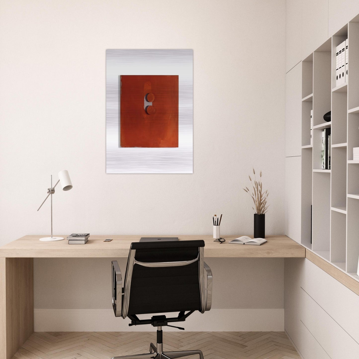 TABLETTENBILD 1966 - BLINKY PALERMO Brushed Aluminum Print - 70x100 cm / 28x40 inches | BLINKY PALERMO Aluminum Print | BLINKY PALERMO Prints