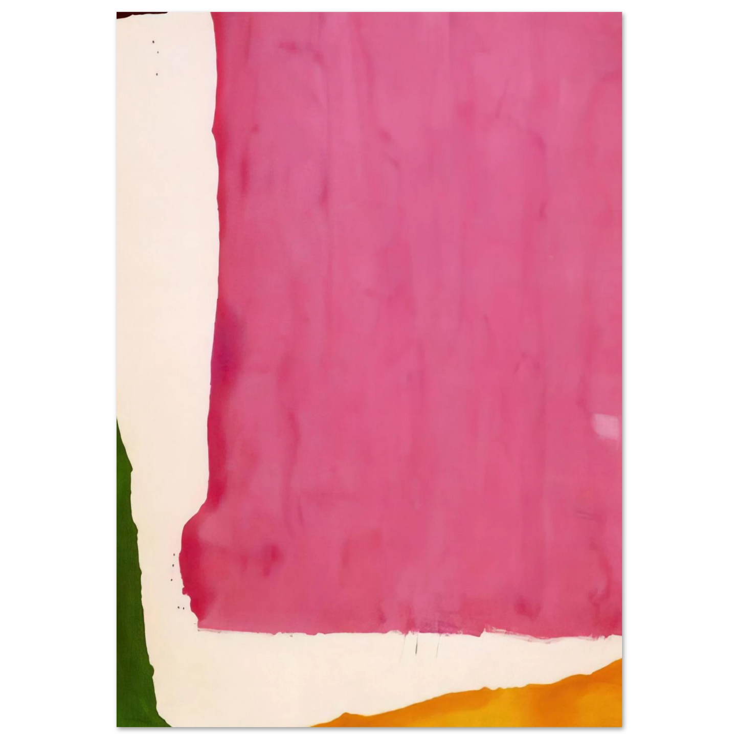 Helen Frankenthaler - Mauve District - 1966 Wall art - A3 (29.7 x 42 cm) - Premium Wooden Framed Poster With Fine Art Paper-canvas - Wood frame
