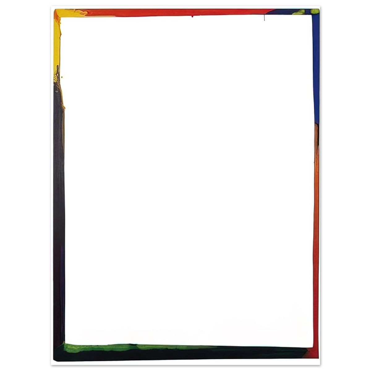 Sam Francis - Acrylic on canvas 75x100 cm / 30x40inches Fine Art Poster