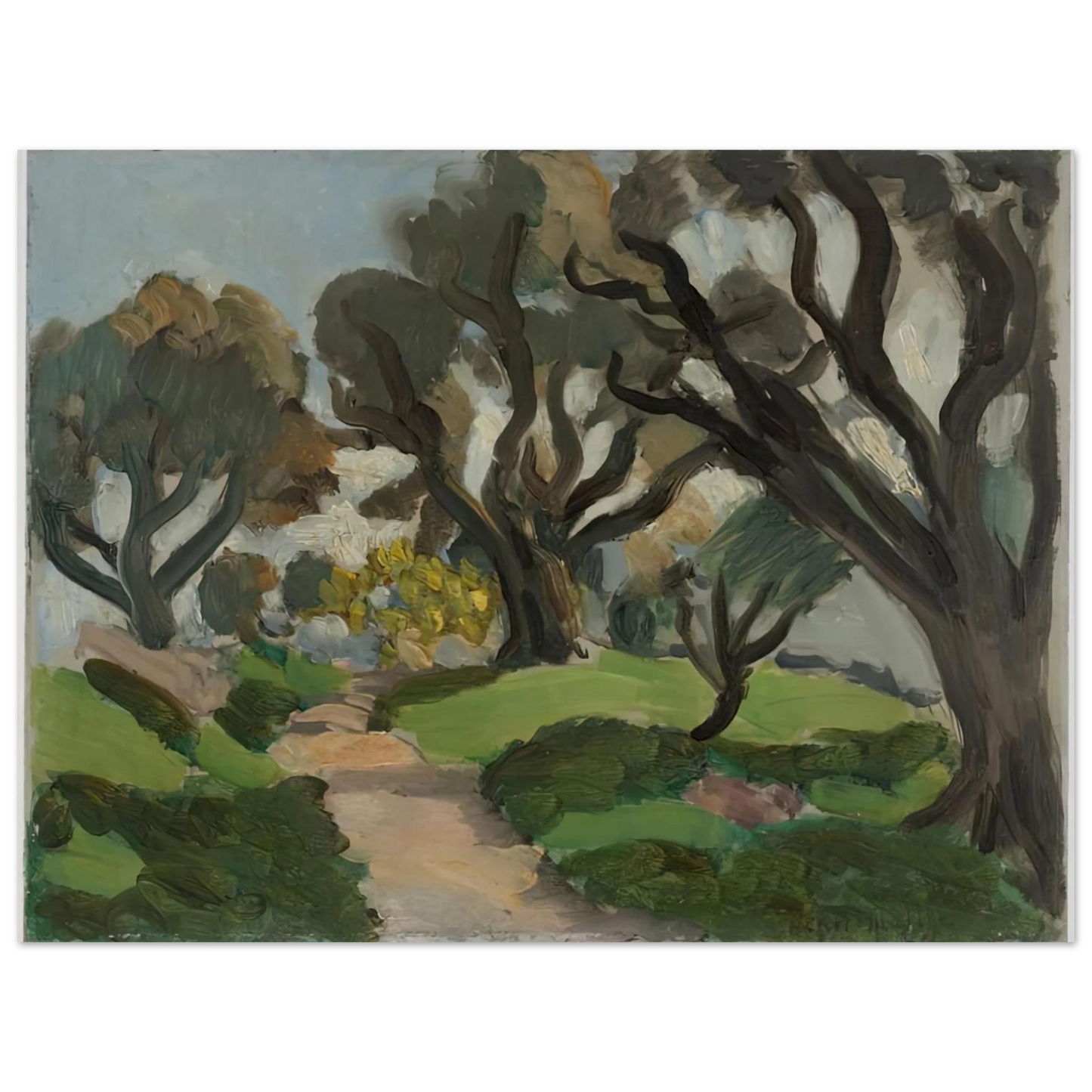 Henri Matisse - LANDSCAPE 1918 75x100 cm / 30x40inches Fine Art Poster