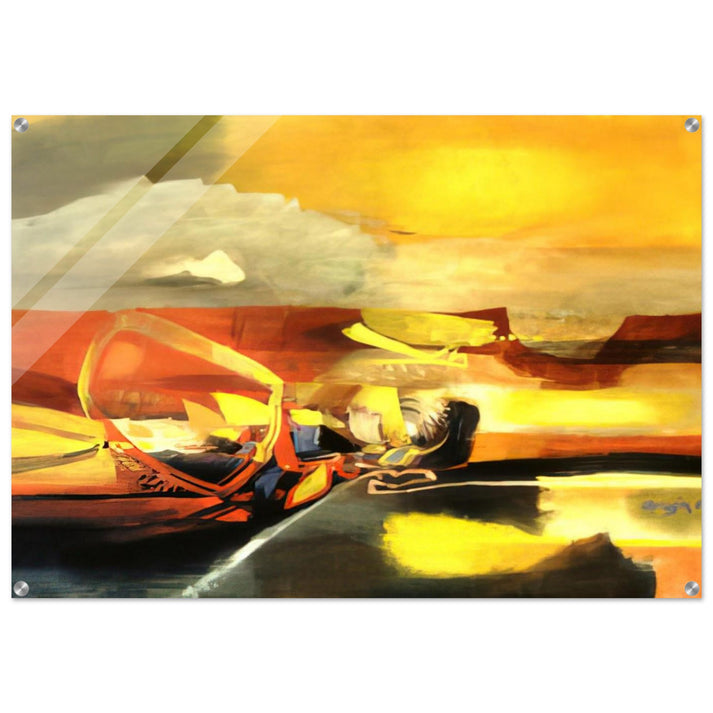 AGUA C LIDA 1962 - Alejandro Obregon Acrylic Print - 70x100 cm / 28x40″ inches | Alejandro Obregon Wall Art | Alejandro Obregon Prints