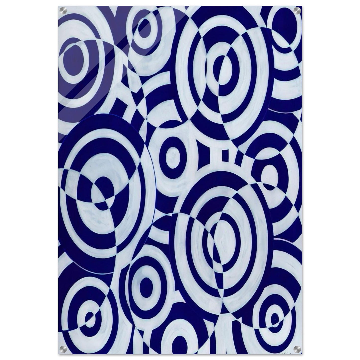 Untitled Interférences polychromes - 1956 - Antonio Asis Acrylic Print - 70x100 cm / 28x40″ inches | Antonio Asis Wall Art | Antonio Asis Prints