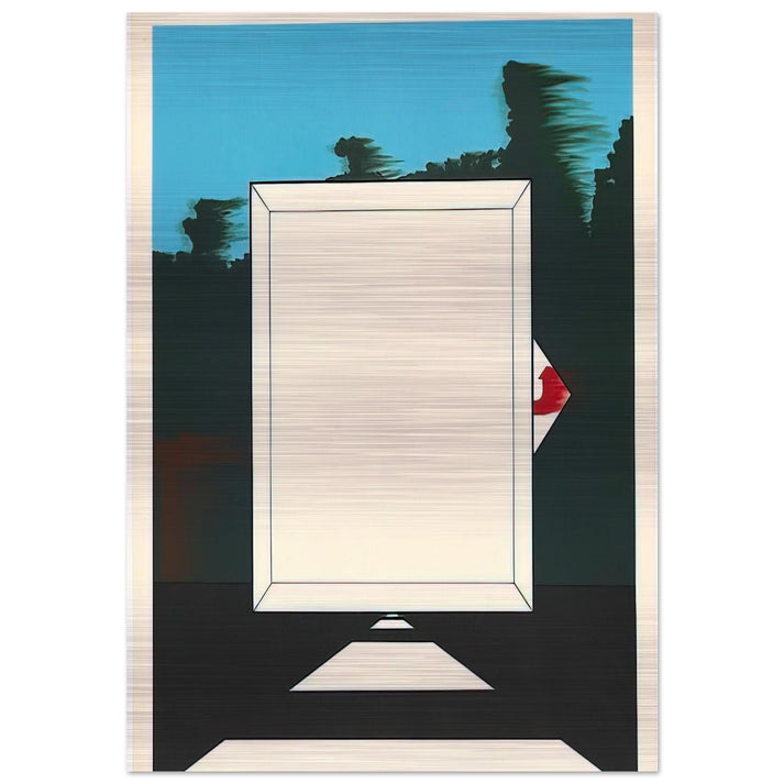 Untitled - 1966 - Allan D Arcangelo Brushed Aluminum Print - 70x100 cm / 28x40 inches | Allan D Arcangelo Aluminum Print | Allan D Arcangelo Prints