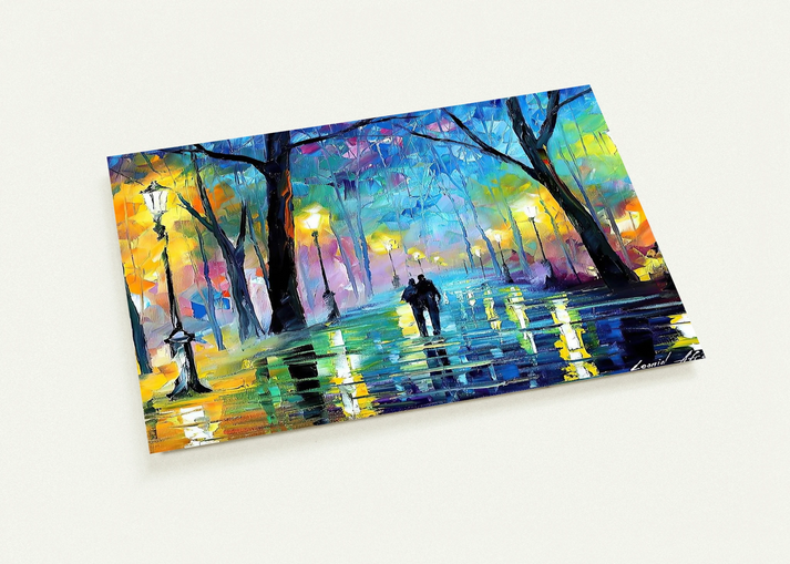 Leonid Afremov By Leonid Afremov Pack of 10 Post Cards | Leonid Afremov Post Cards | A6 (10.5 x 14.8 cm) - 4.1 x 5.8 inches