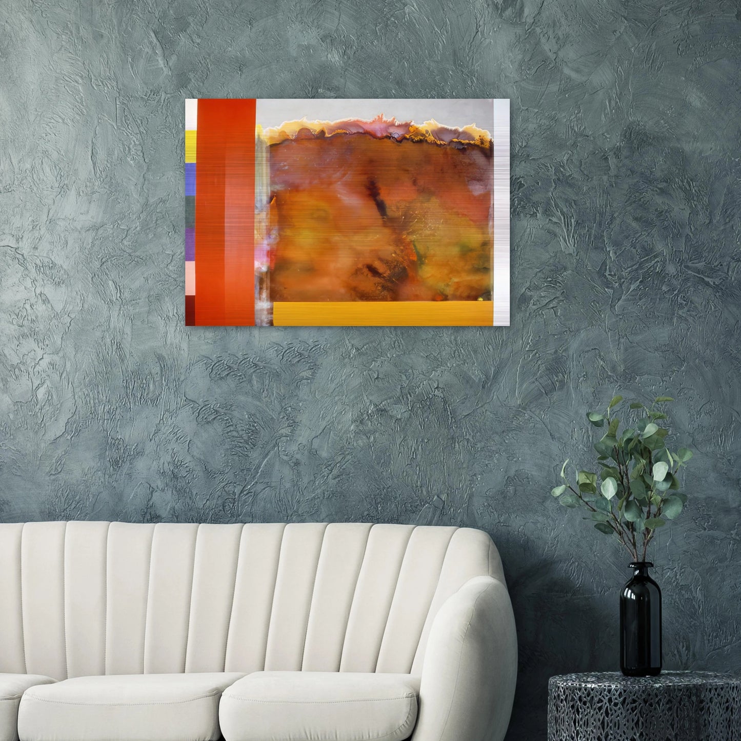 For The Ages - 1985 - Ronnie Landfield Brushed Aluminum Print - 70x100 cm / 28x40 inches | Ronnie Landfield Aluminum Print | Ronnie Landfield Prints