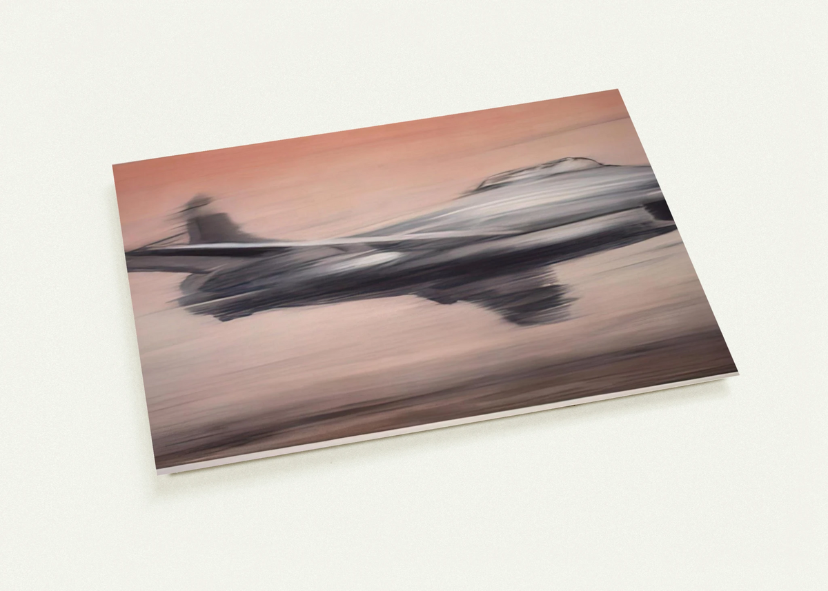 JET FIGHTER 1963 By Gerhard Richter Pack of 10 Post Cards | Gerhard Richter Post Cards | A6 (10.5 x 14.8 cm) - 4.1 x 5.8 inches