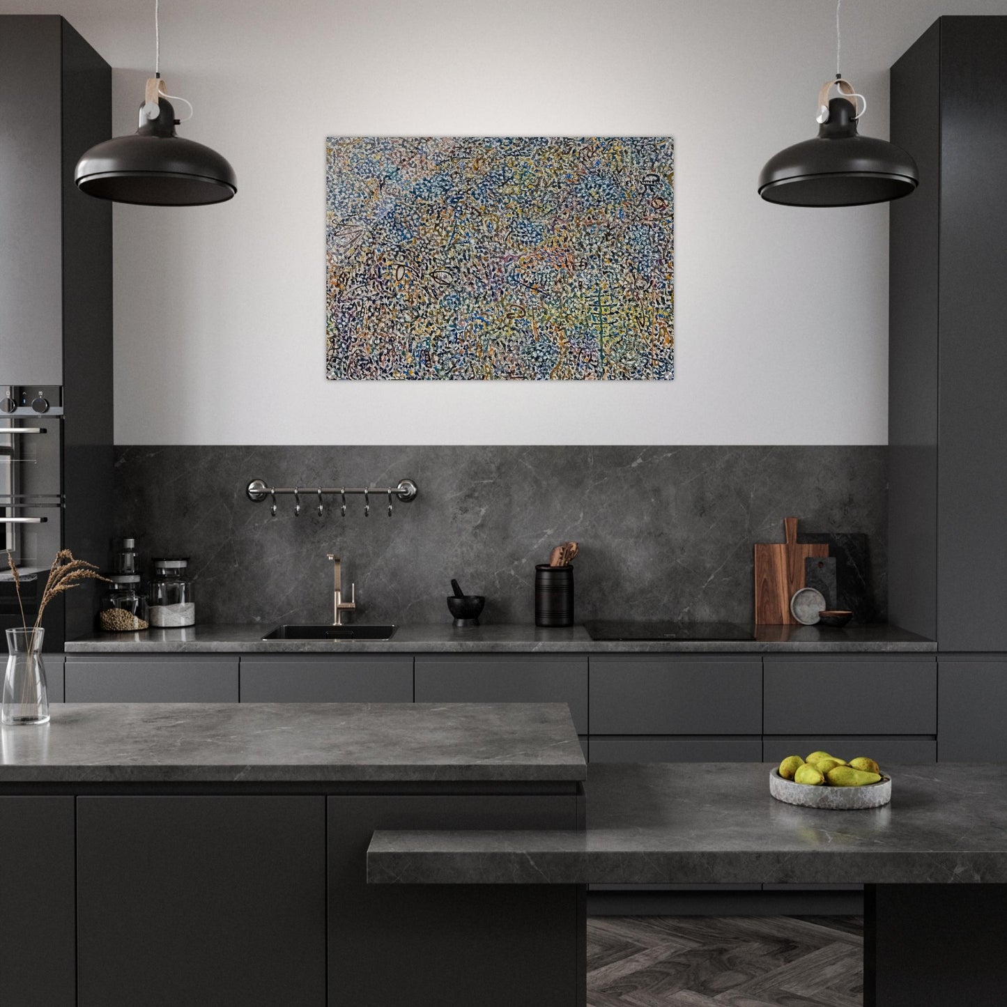 Presence Amaranth Garden - 1974 - Richard Pousette-Dart Acrylic Print - 70x100 cm / 28x40″ inches