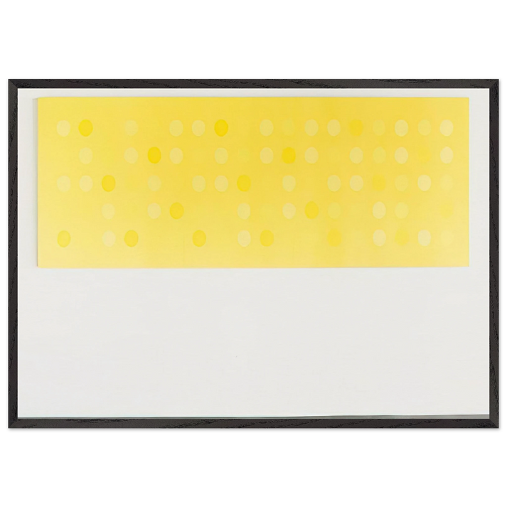Grid Twenty-Nine - 1970 - Thomas Downing 70x100 cm / 28x40 inches Framed Art Print – Black Wooden Frame