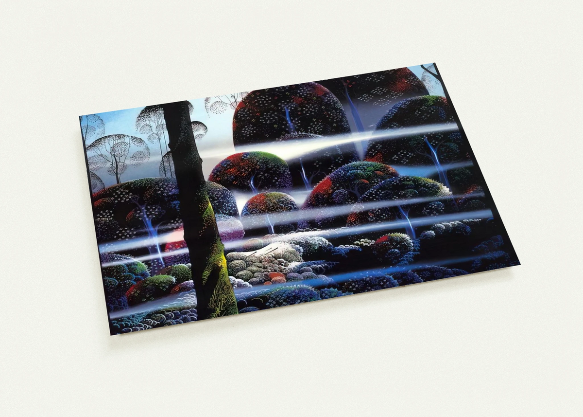 Beyond Paradise By Eyvind Earle Pack of 10 Post Cards | Eyvind Earle Post Cards | A6 (10.5 x 14.8 cm) - 4.1 x 5.8 inches