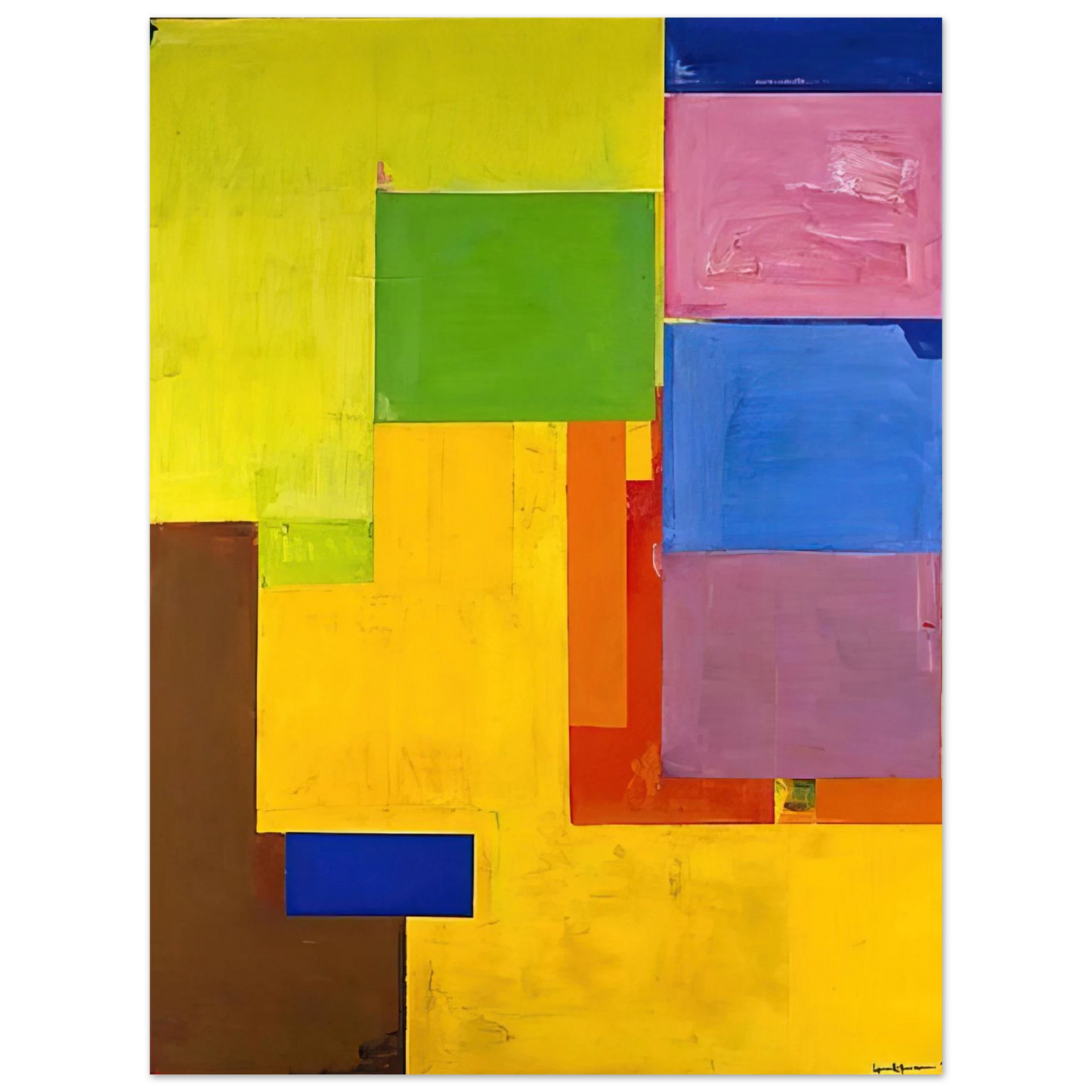 Hans Hofmann - Veluti in Speculum 75x100 cm / 30x40inches Fine Art Poster