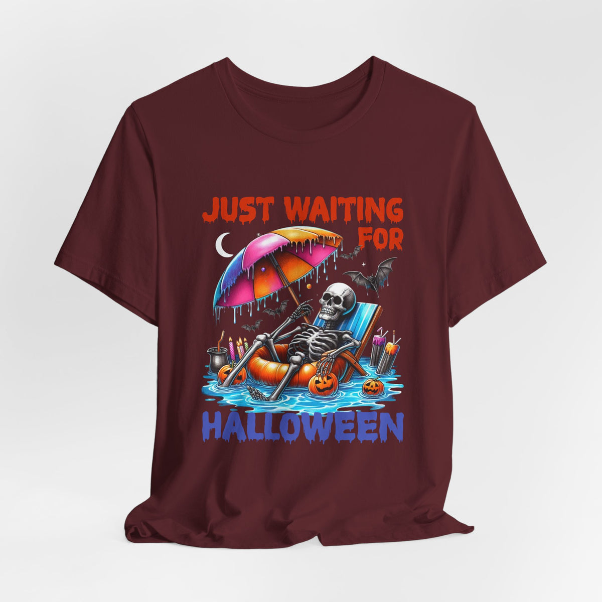 Gruseliges Sommerskelett wartet nur noch auf Halloween