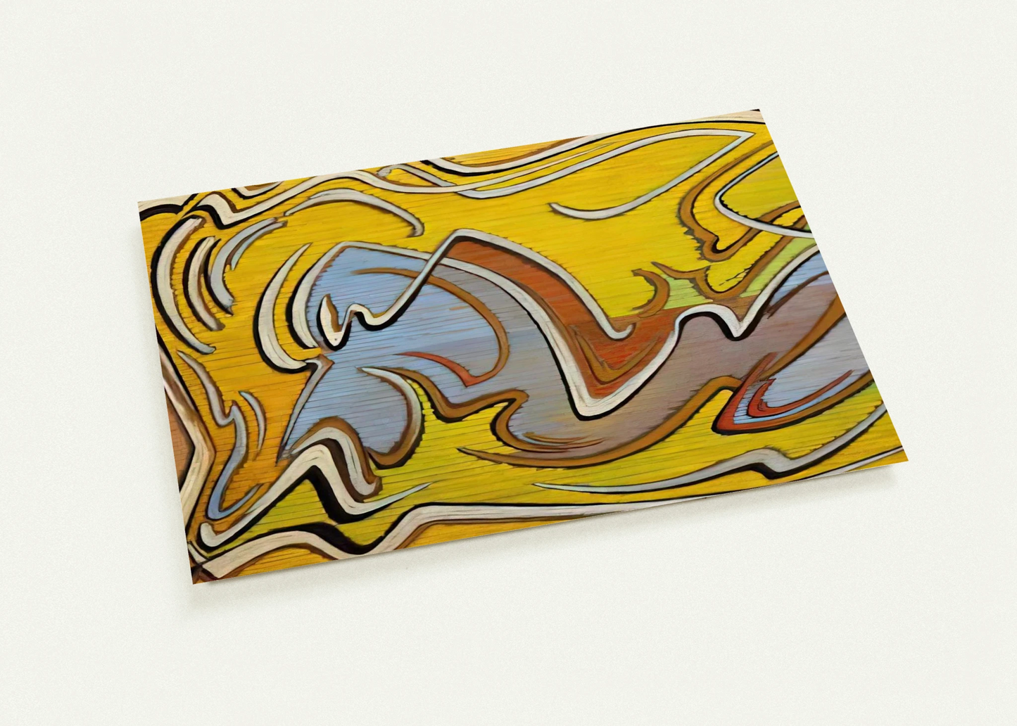 Calligraph Forming - 1958 By Lawren Harris Pack of 10 Post Cards | Lawren Harris Post Cards | A6 (10.5 x 14.8 cm) - 4.1 x 5.8 inches