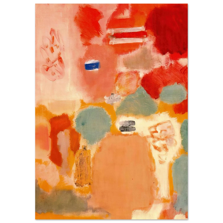 Mark Rothko - No. 21 - 1949 Wall Art - 21x29.7 cm / 8x12" - Premium Wooden Framed Poster With Fine Art Paper-canvas - White frame