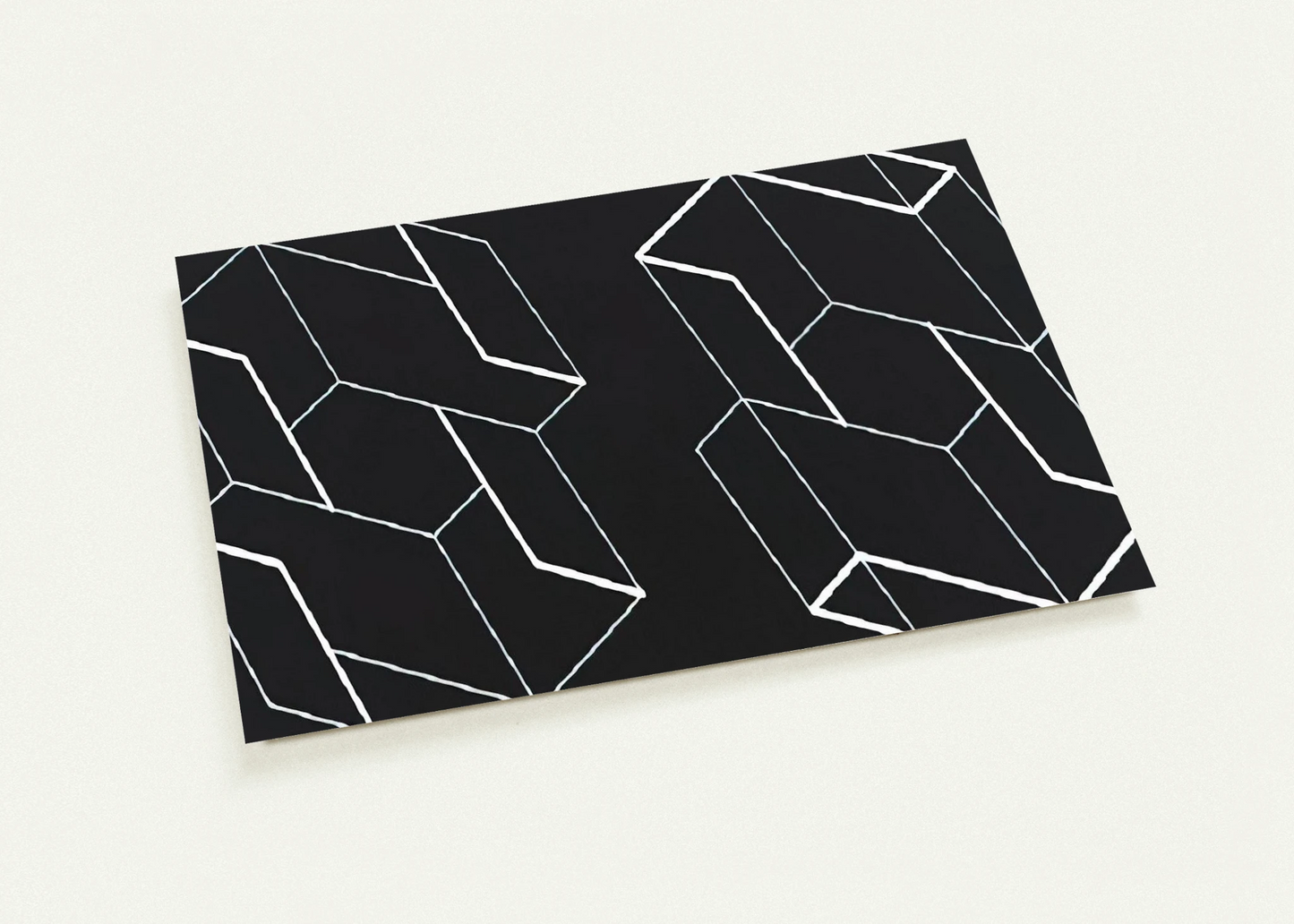 DUO H 1966 By Josef Albers Pack of 10 Post Cards | Josef Albers Post Cards | A6 (10.5 x 14.8 cm) - 4.1 x 5.8 inches