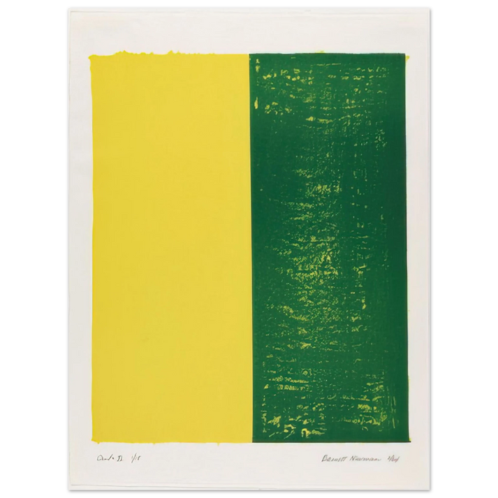 Barnett Newman - Canto XI 75x100 cm / 30x40inches Fine Art Poster