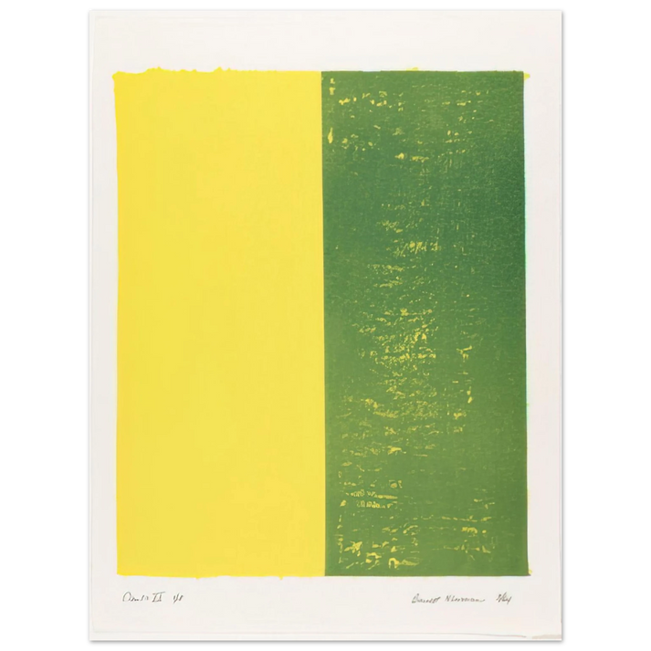 Barnett Newman - Canto XII 75x100 cm / 30x40inches Fine Art Poster