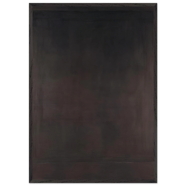 No 8 - 1964 - Mark Rothko 70x100 cm / 28x40 inches Framed Art Print – Black Wooden Frame
