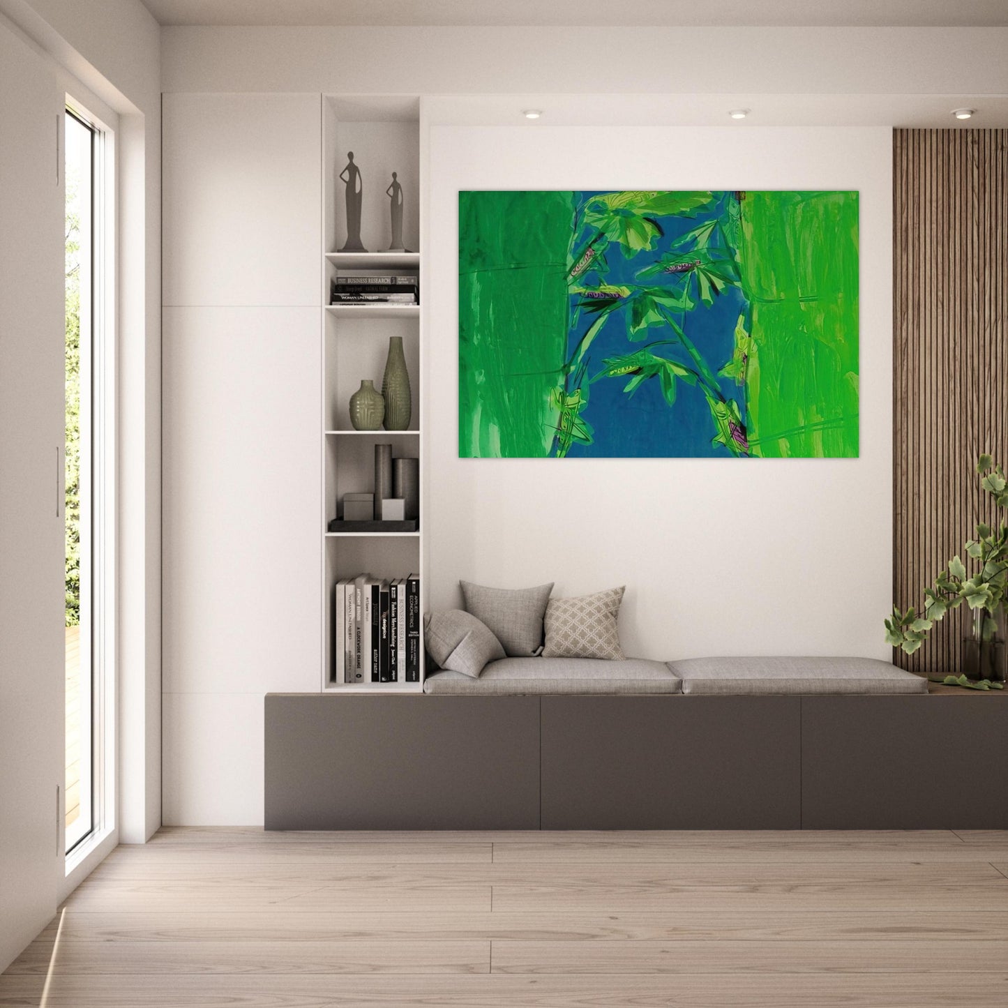 Early Summer - 1980 - Walasse Ting Art Prints - 100x150 cm / 40x60″ inches | Walasse Ting Poster | Walasse Ting Prints