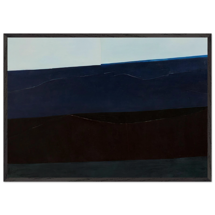 Washington DC January 1964 Number 4 - 1964 N2 - Edward Corbett 70x100 cm / 28x40 inches Framed Art Print – Black Wooden Frame