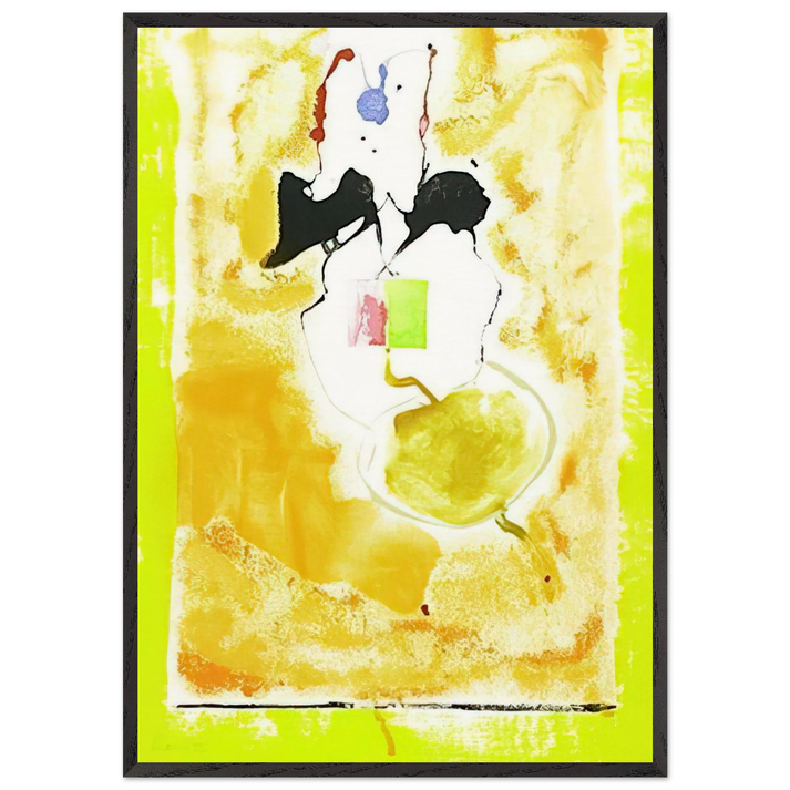Solar Imp - 2001 - Helen Frankenthaler 70x100 cm / 28x40 inches Framed Art Print – Black Wooden Frame