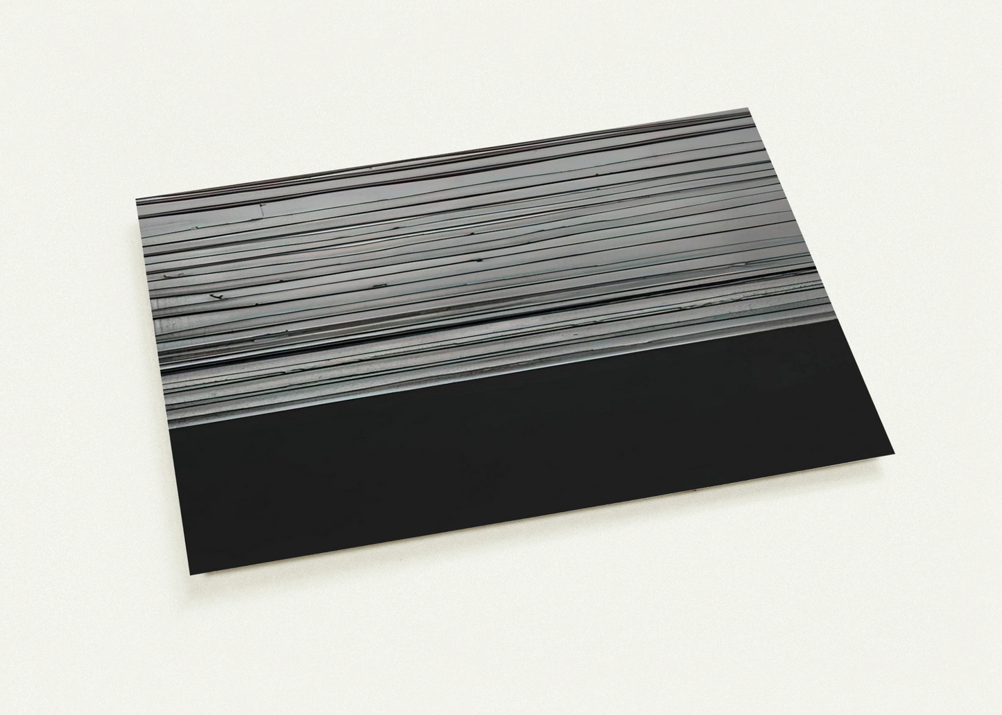 Peinture 12 November 2008 diptyque - 2008 By Pierre Soulages Pack of 10 Post Cards | Pierre Soulages Post Cards | A6 (10.5 x 14.8 cm) - 4.1 x 5.8 inches