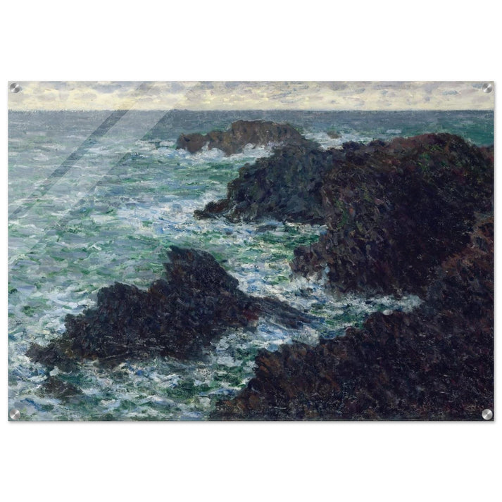 The Cote Sauvate - claude monet Acrylic Print - 70x100 cm / 28x40″ inches | claude monet Wall Art | claude monet Prints