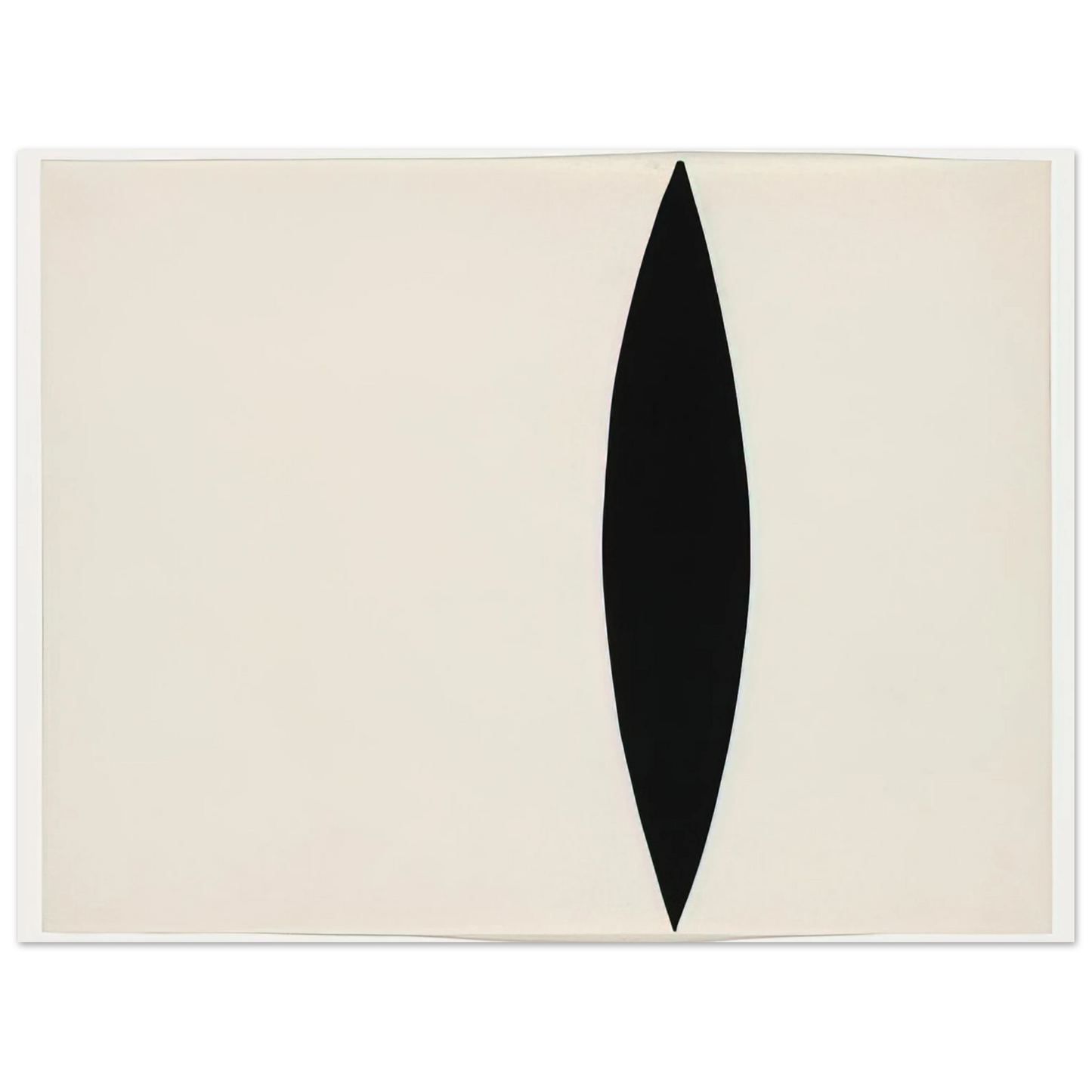 Ellsworth Kelly - Mandorla Form 75x100 cm / 30x40inches Fine Art Poster