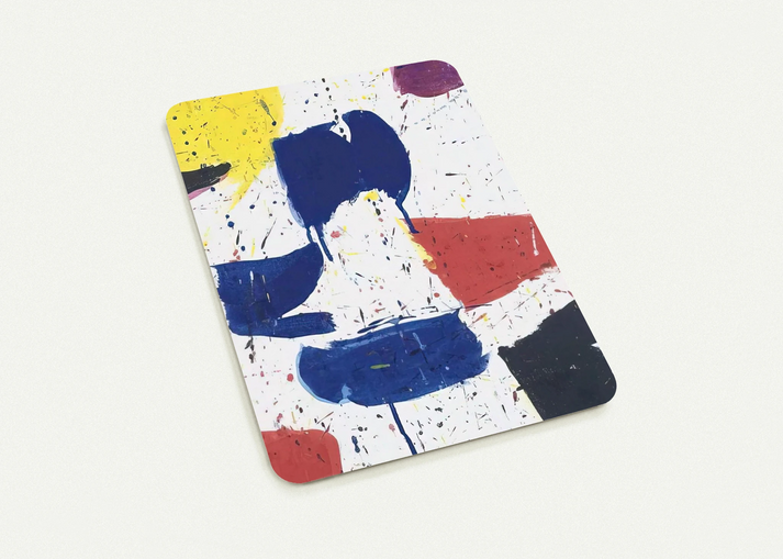 Emblem 8 1 By Sam Francis Pack of 10 Post Cards | Sam Francis Post Cards | A6 (10.5 x 14.8 cm) - 4.1 x 5.8 inches