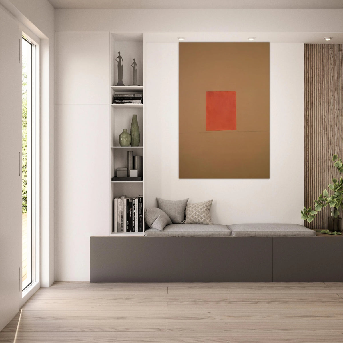 Delphic Sun-Box #2 - 1968 - Theodoros Stamos Art Prints - 100x150 cm / 40x60″ inches | Theodoros Stamos Poster | Theodoros Stamos Prints