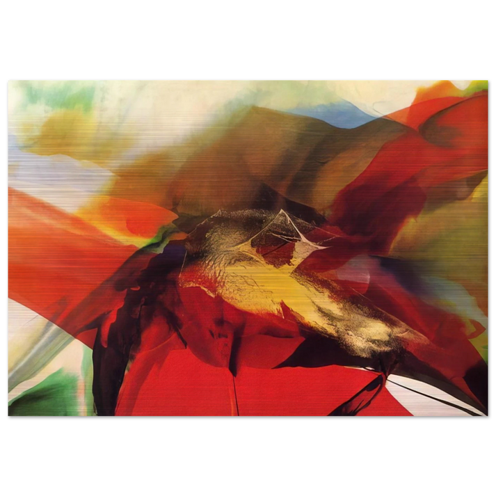 Phenomena Day of Zagorsk - Paul Jenkins Brushed Aluminum Print - 70x100 cm / 28x40 inches | Paul Jenkins Aluminum Print | Paul Jenkins Prints