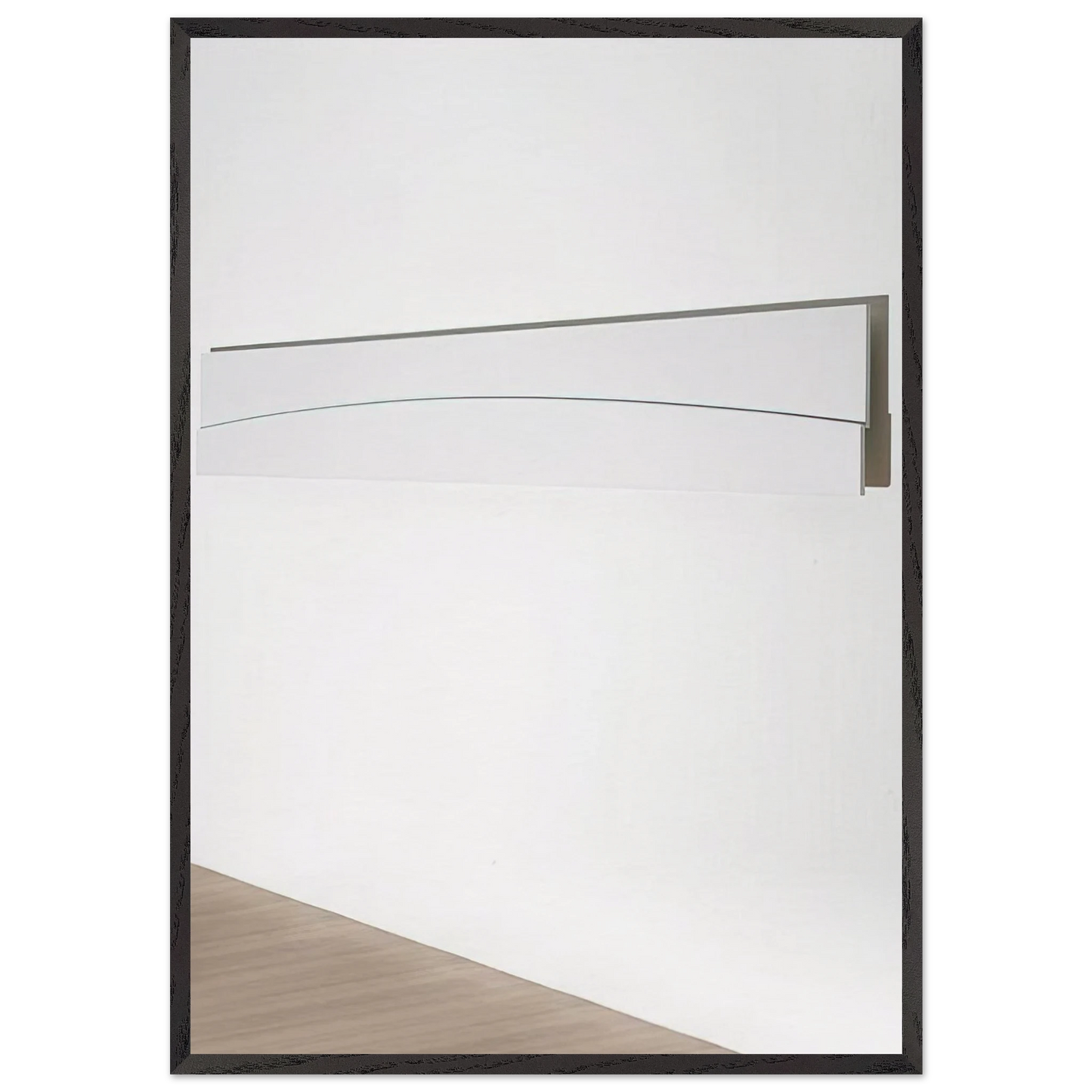 Curve in Relief III EK561 - Ellsworth Kelly 70x100 cm / 28x40 inches Framed Art Print – Black Wooden Frame