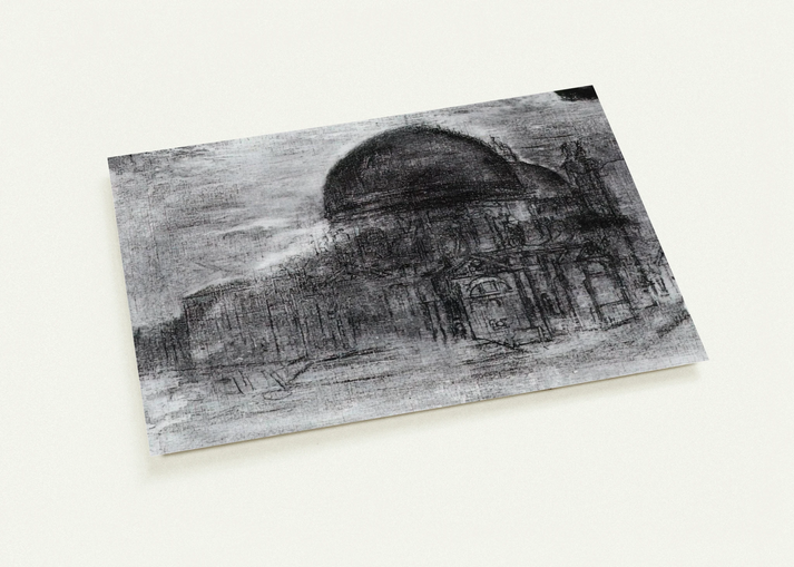 CATHEDRAL UNFINISHED By Salvador Dali Pack of 10 Post Cards | Salvador Dali Post Cards | A6 (10.5 x 14.8 cm) - 4.1 x 5.8 inches