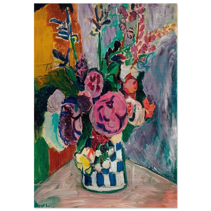 LES PIVOINES 1907 - Henri Matisse Brushed Aluminum Print - 70x100 cm / 28x40 inches | Henri Matisse Aluminum Print | Henri Matisse Prints