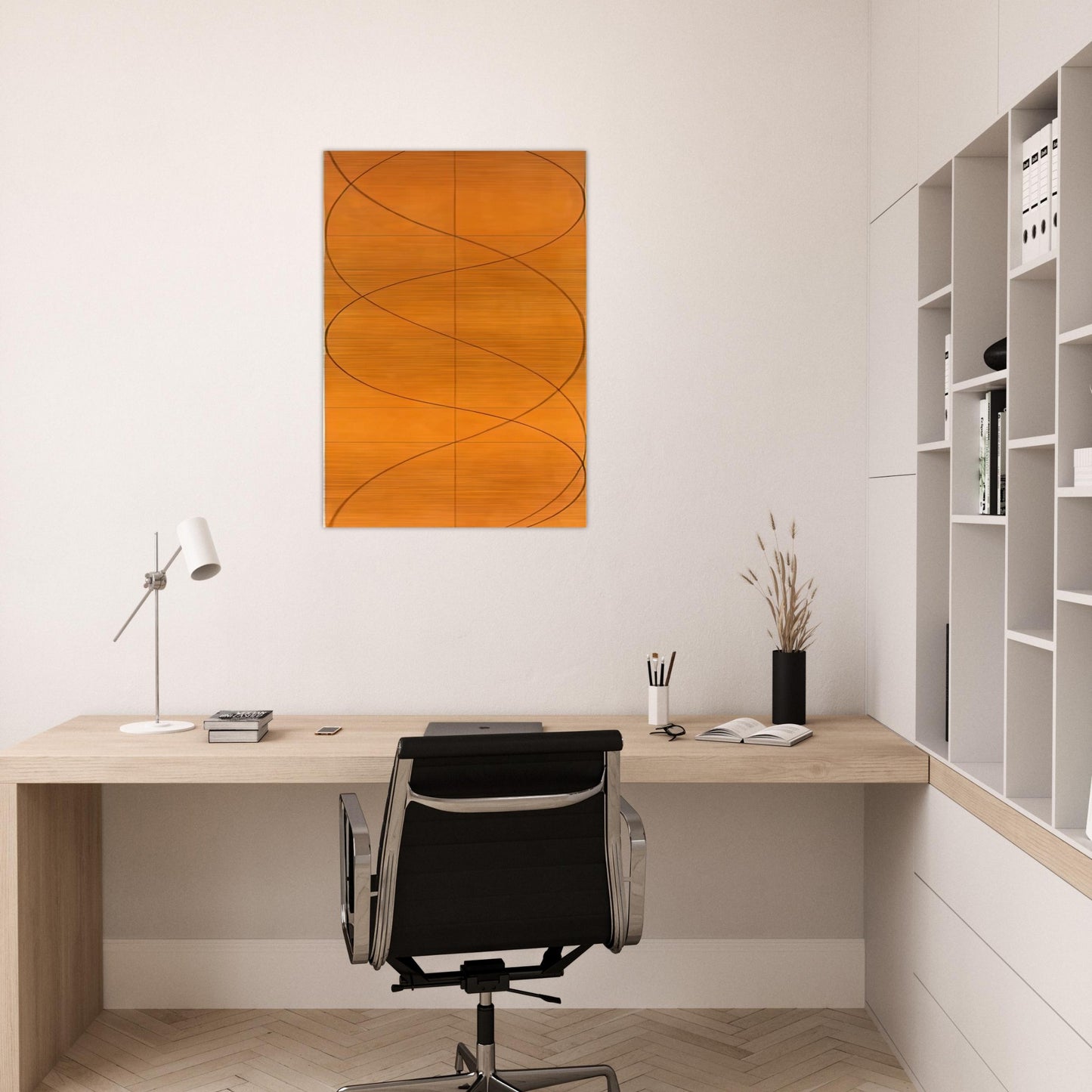 COLUMN PAINTING 16 2004 - Robert Mangold Brushed Aluminum Print - 70x100 cm / 28x40 inches | Robert Mangold Aluminum Print | Robert Mangold Prints