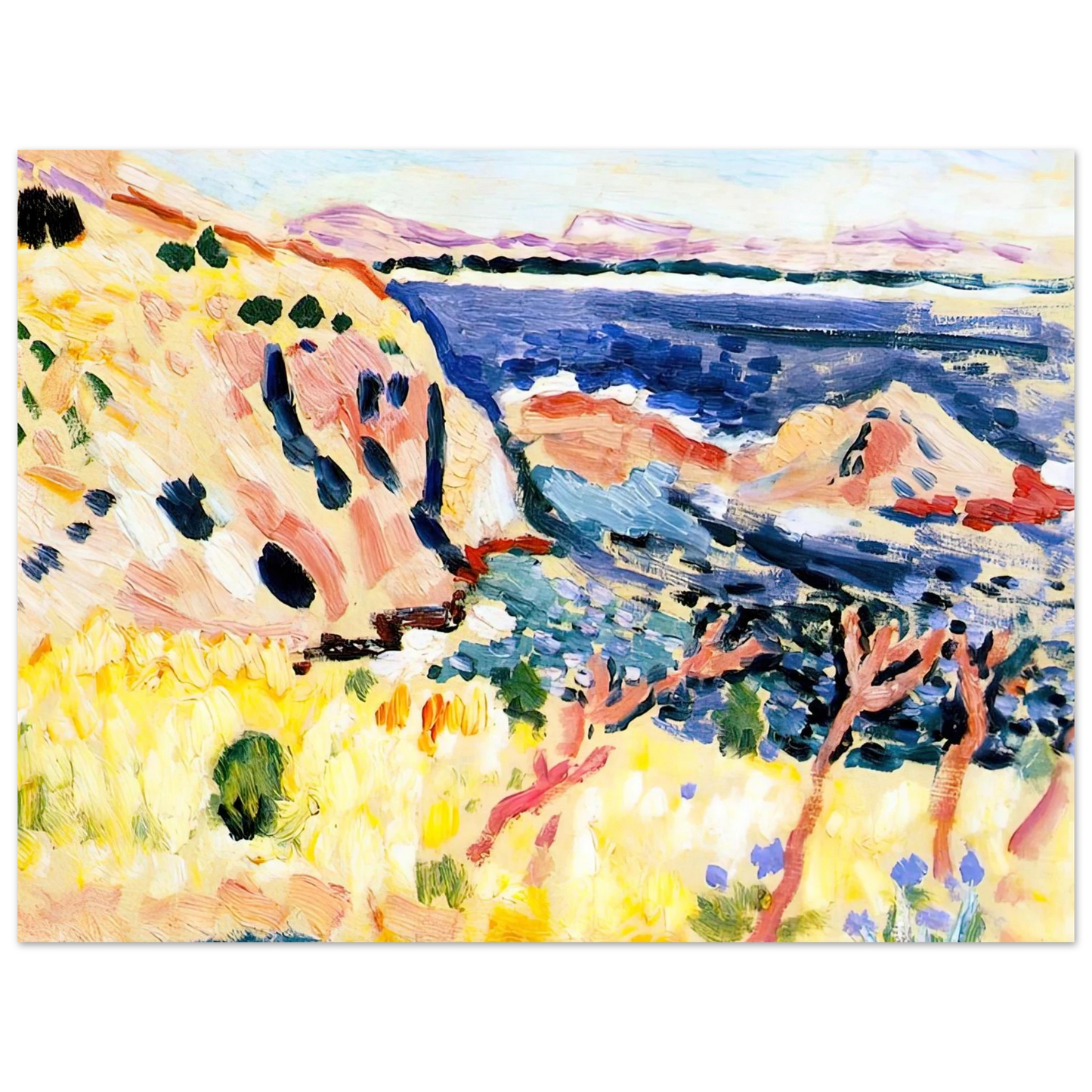 Henri Matisse - SEASCAPE 1905 75x100 cm / 30x40inches Fine Art Poster