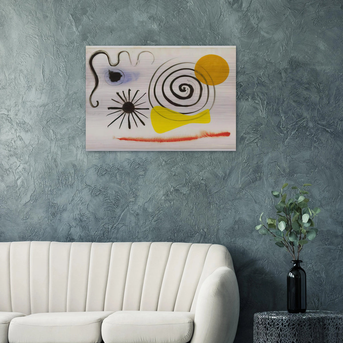 UNTITLED 1941 - Alexander Calder Brushed Aluminum Print - 70x100 cm / 28x40 inches | Alexander Calder Aluminum Print | Alexander Calder Prints